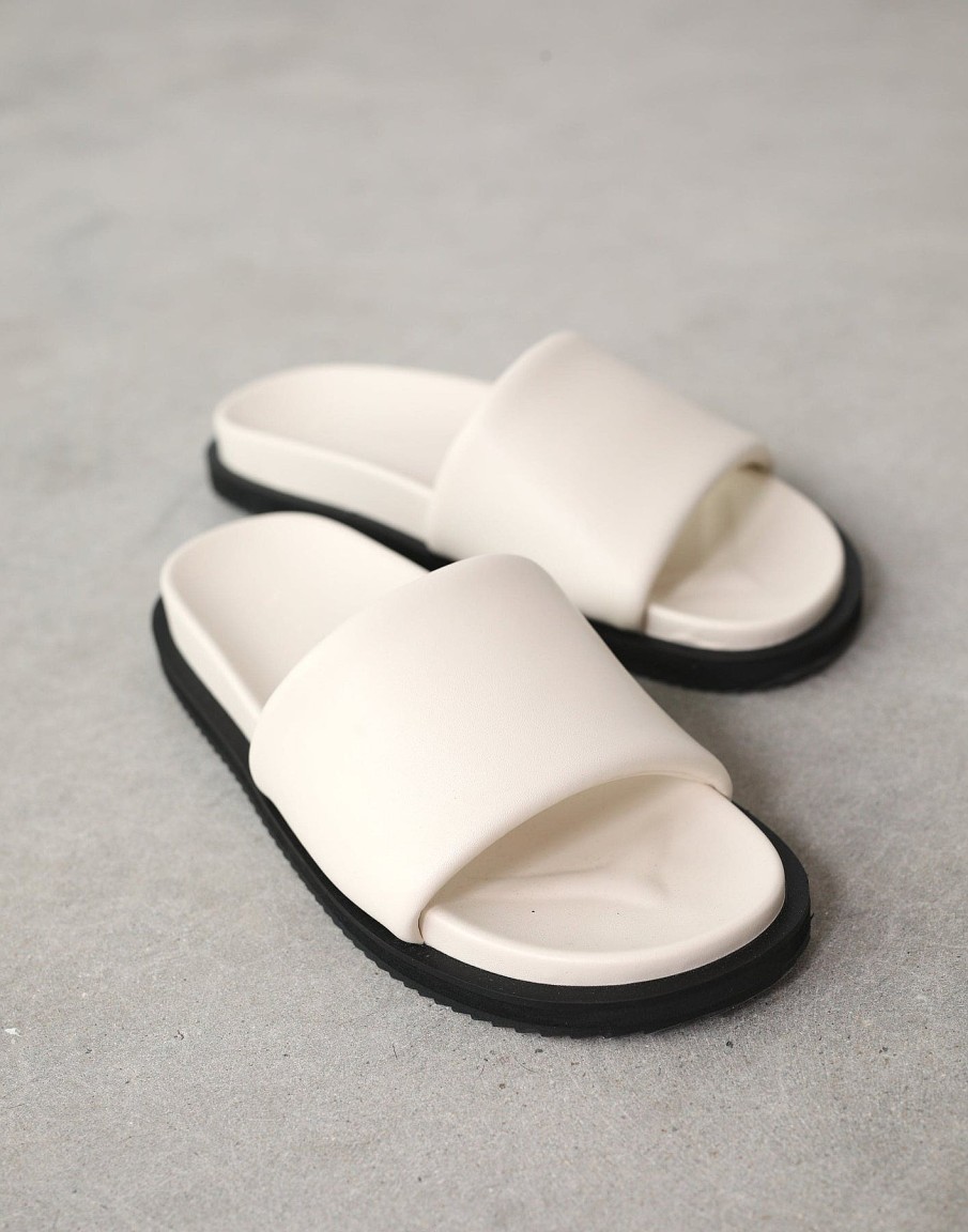 Shoes Billini | Tiago Slide (Bone) - By Billini