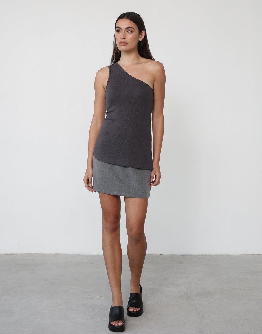 Clothing Into Basics Edit | Dallas Top (Charcoal)