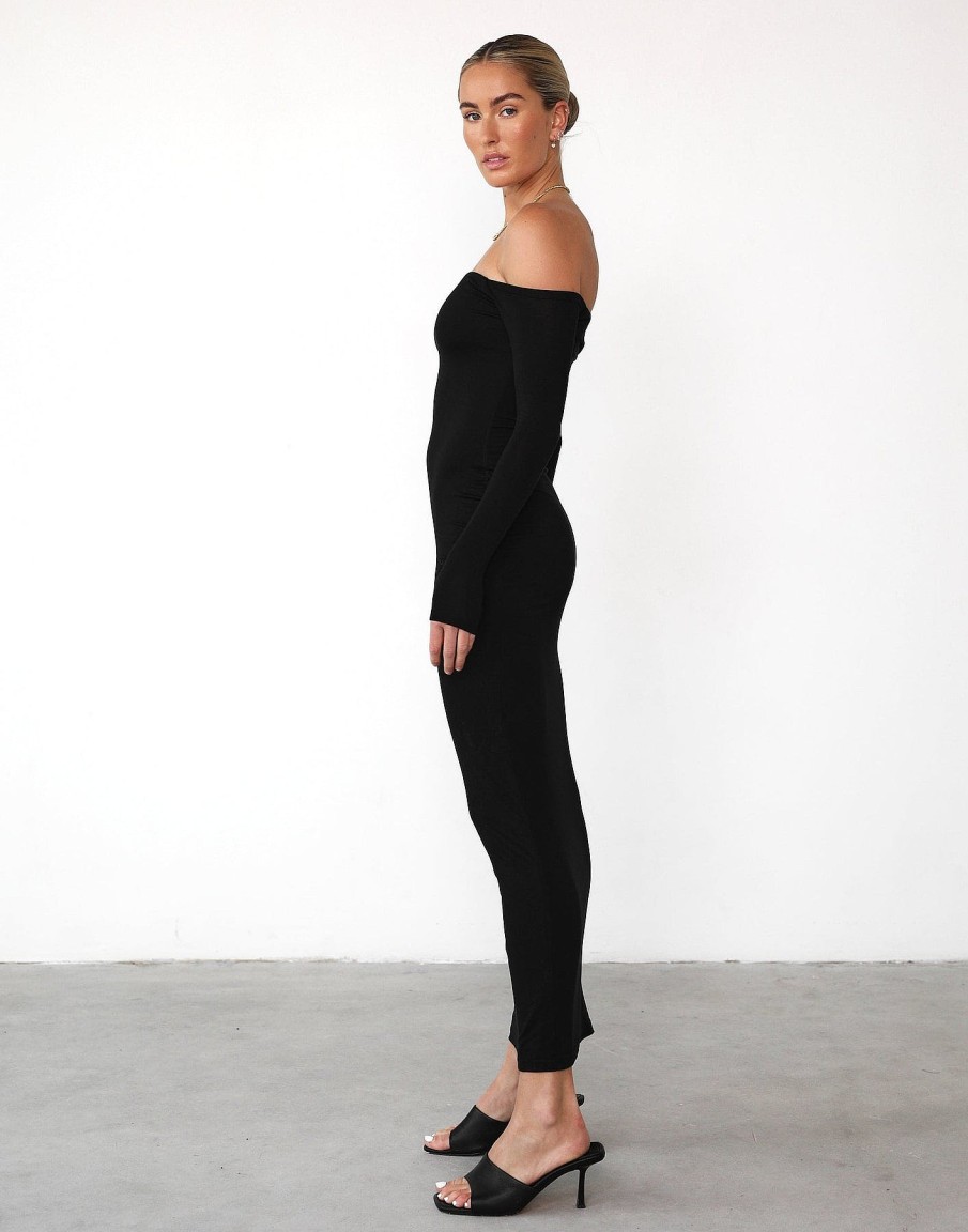 Clothing Luvalot Maxi Dresses | Iris Maxi Dress (Black)