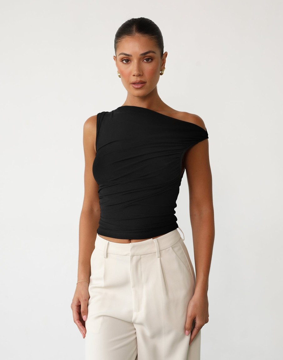 Clothing Alive Girl Crop Tops | Jarina Top (Black)