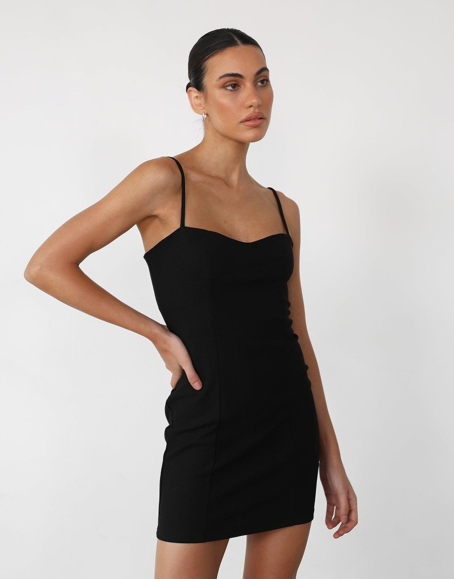 Clothing Into Partywear | Edie Mini Dress (Black)