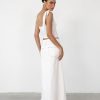 Clothing Pink Diamond Basics Edit | Kristie Denim Maxi Skirt (White)