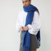 Accessories Charcoal Clothing Scarves | Zara Scarf (Cobalt)