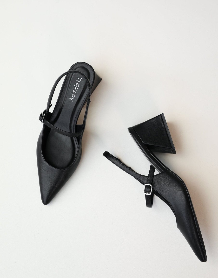 Shoes Therapy | Sharp Heels (Black) - By Therapy