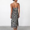 Clothing Paper Heart | Kova Midi Dress (Black/White Print)