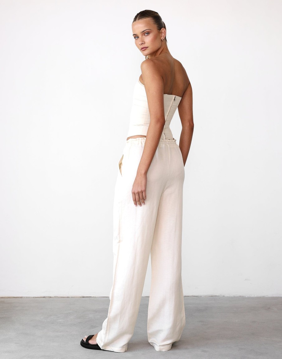 Clothing Lioness Pants | La Palma Pant (Off White) - By Lioness