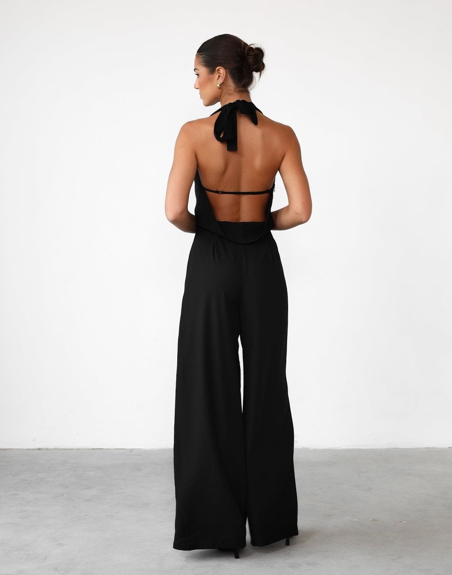 Clothing Charcoal Clothing Workwear | Kyeesha Jumpsuit (Black)