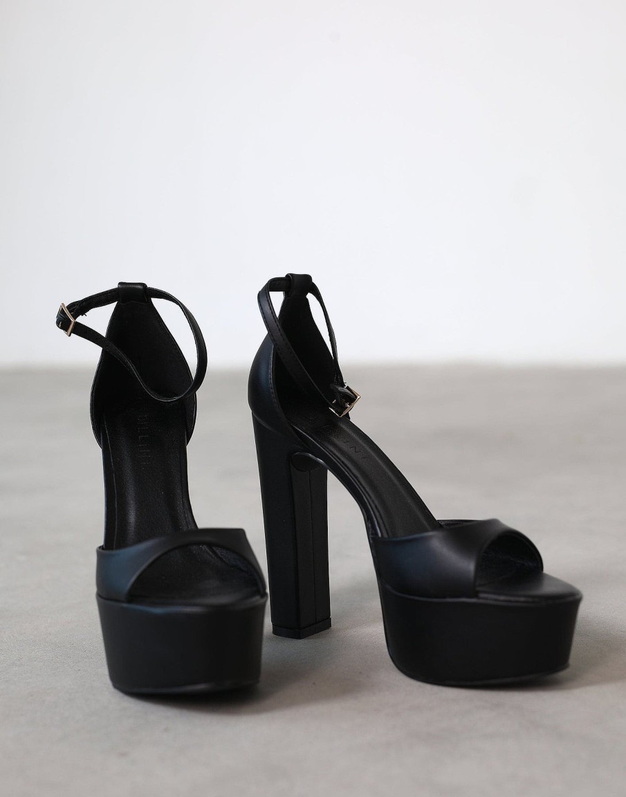 Shoes Billini | Urina Platform Heel (Black) - By Billini