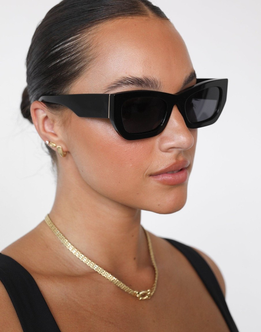 Accessories Banbé | The Iman Sunglasses (Black Jet) - By Banbe