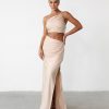 Clothing Q-Trend Skirts | Starlet Maxi Skirt (Beige)