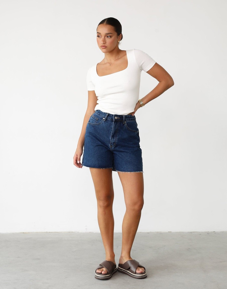 Clothing White Closet Basics Edit | Zhari Top (White)