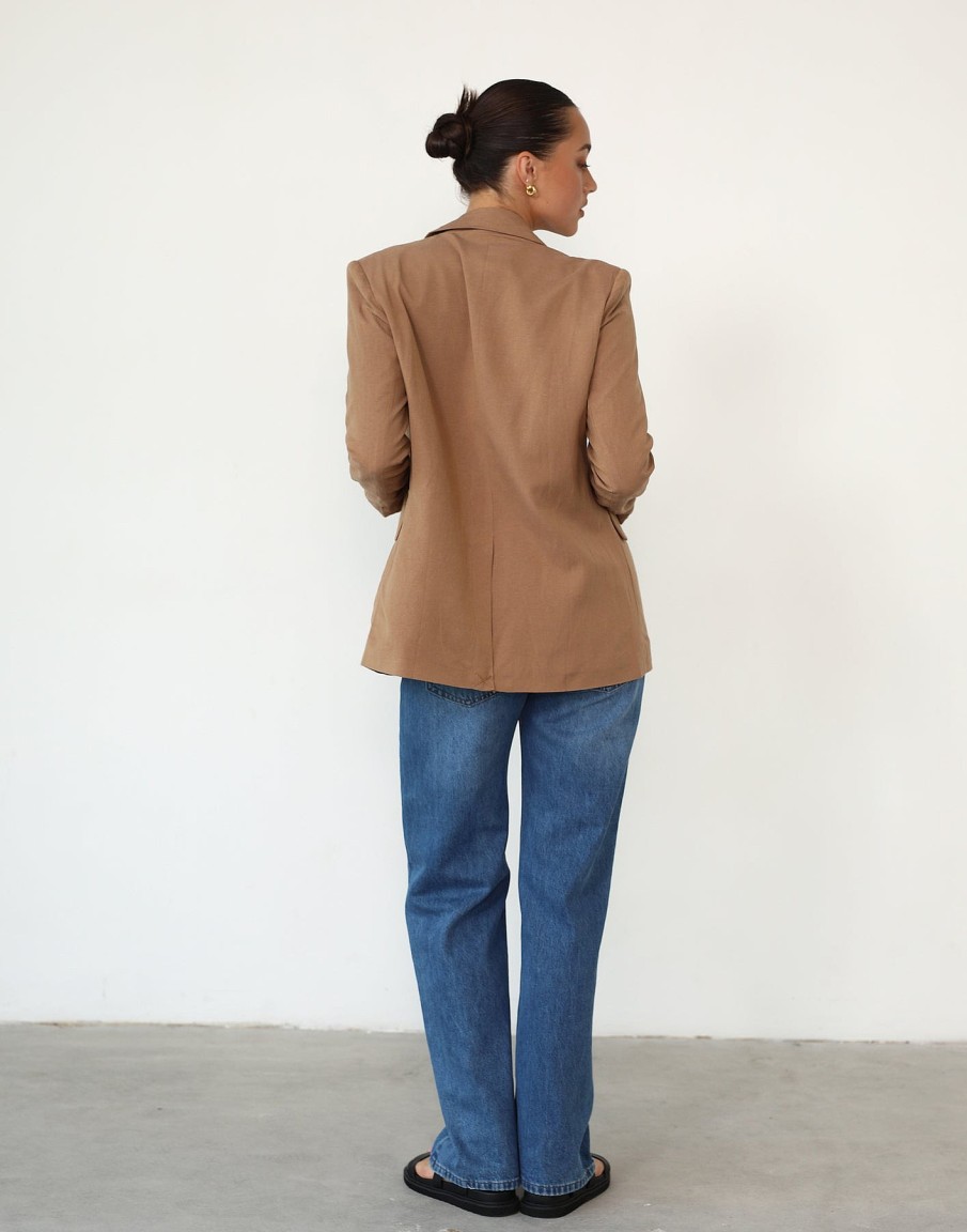 Clothing Paper Heart Blazers | Rina Blazer (Mocha)