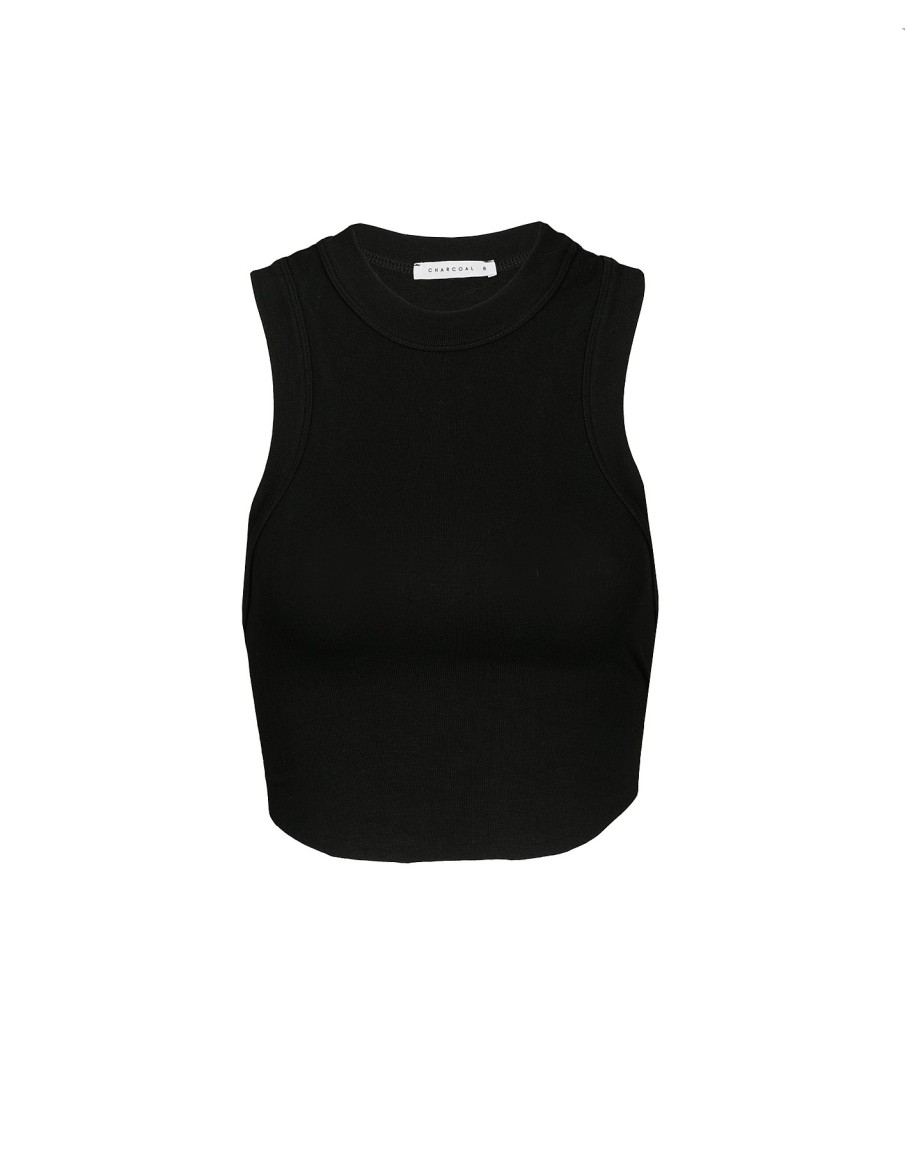 Clothing Charcoal Clothing Basics Edit | Hailee Tank Top (Black)