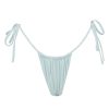 Clothing Charcoal Clothing Swim Bottoms | Quartz Side Tie Bottom (Blue Glow)