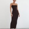 Clothing Luvalot Partywear | Tammy Maxi Dress (Cocoa)