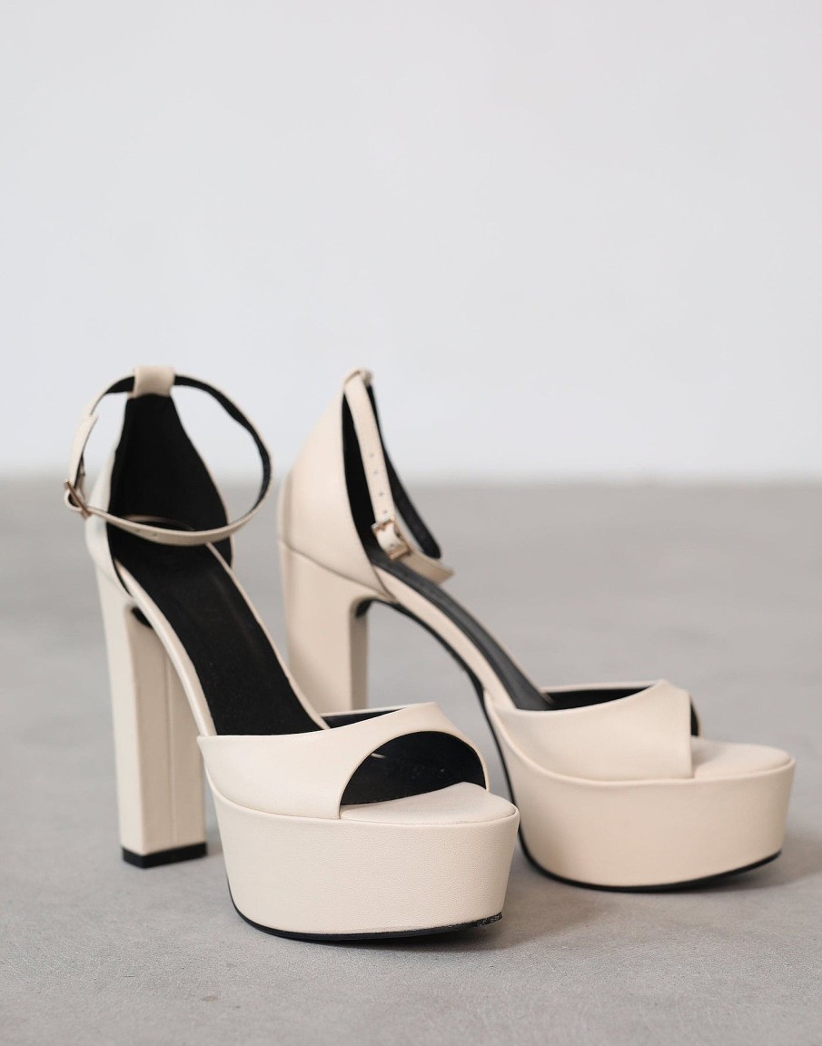 Shoes Billini | Urina Platform Heel (Bone) - By Billini