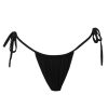 Clothing Charcoal Clothing Swim Bottoms | Quartz Side Tie Bottom (Jet Black)