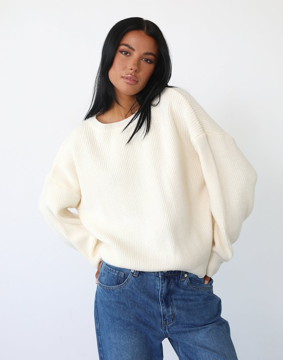 Clothing Into Fashion Knitwear | Christie Jumper (Cream)