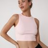 Clothing Charcoal Clothing Basics Edit | Kaia Rib Tank (Pink)