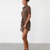 Accessories Voguemax Belts | Avahni Mini Dress (Cocoa)