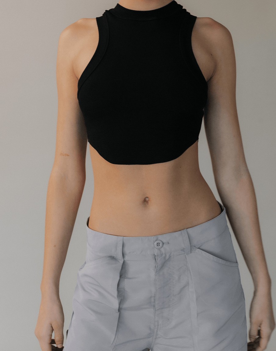 Clothing Charcoal Clothing Basics Edit | Hailee Tank Top (Black)