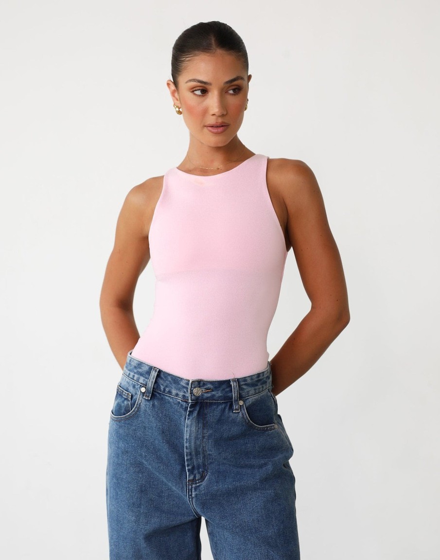 Clothing Thanne Basics Edit | Vivid Bodysuit (Light Pink)