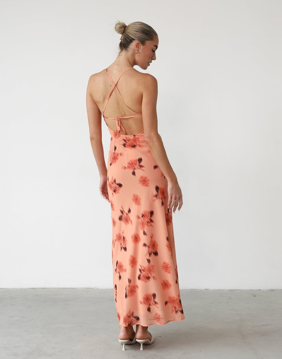 Clothing Into Fashion Maxi Dresses | Josefa Maxi Dress (Orange Floral)