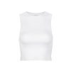 Clothing Charcoal Clothing Basics Edit | Kaia Rib Tank (White)