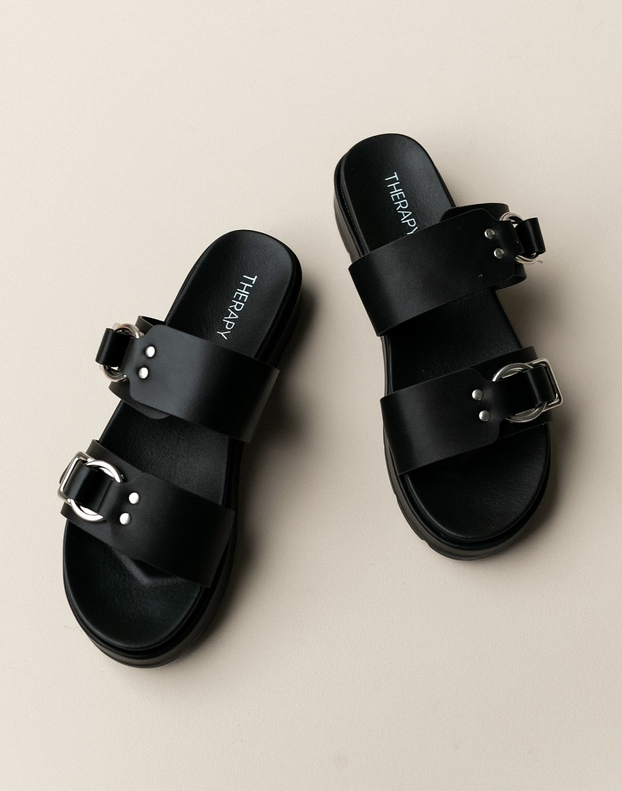 Shoes Therapy | Litmus Sandals (Black) - By Therapy