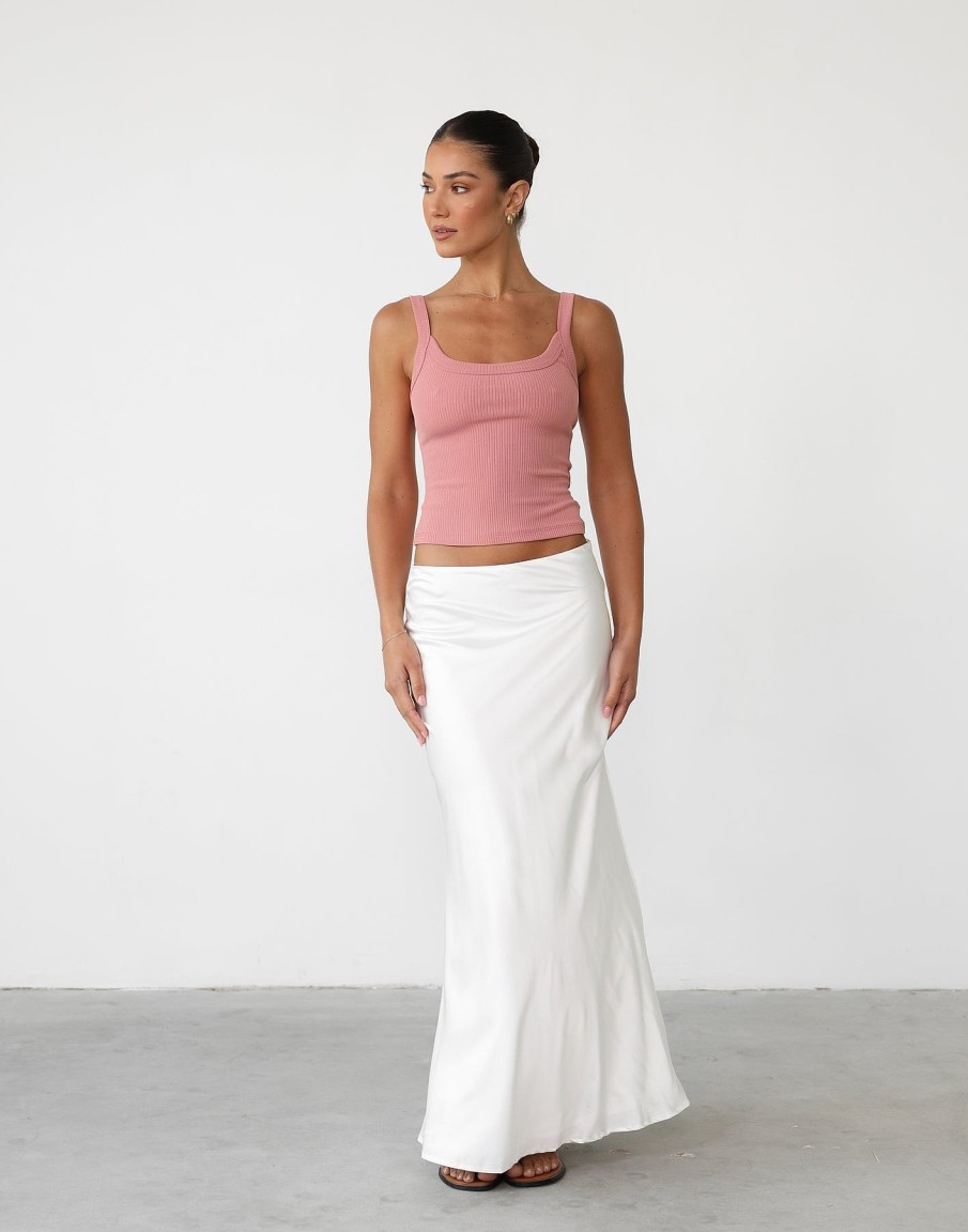 Clothing QTrend Basics Edit | Skyler Tank Top (Dusty Pink)