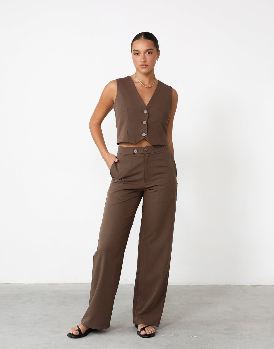 Clothing Charcoal Clothing Workwear | Enfilade Pants (Coffee)