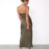 Clothing Charcoal Clothing | Martha Maxi Dress (Tea Leaf)