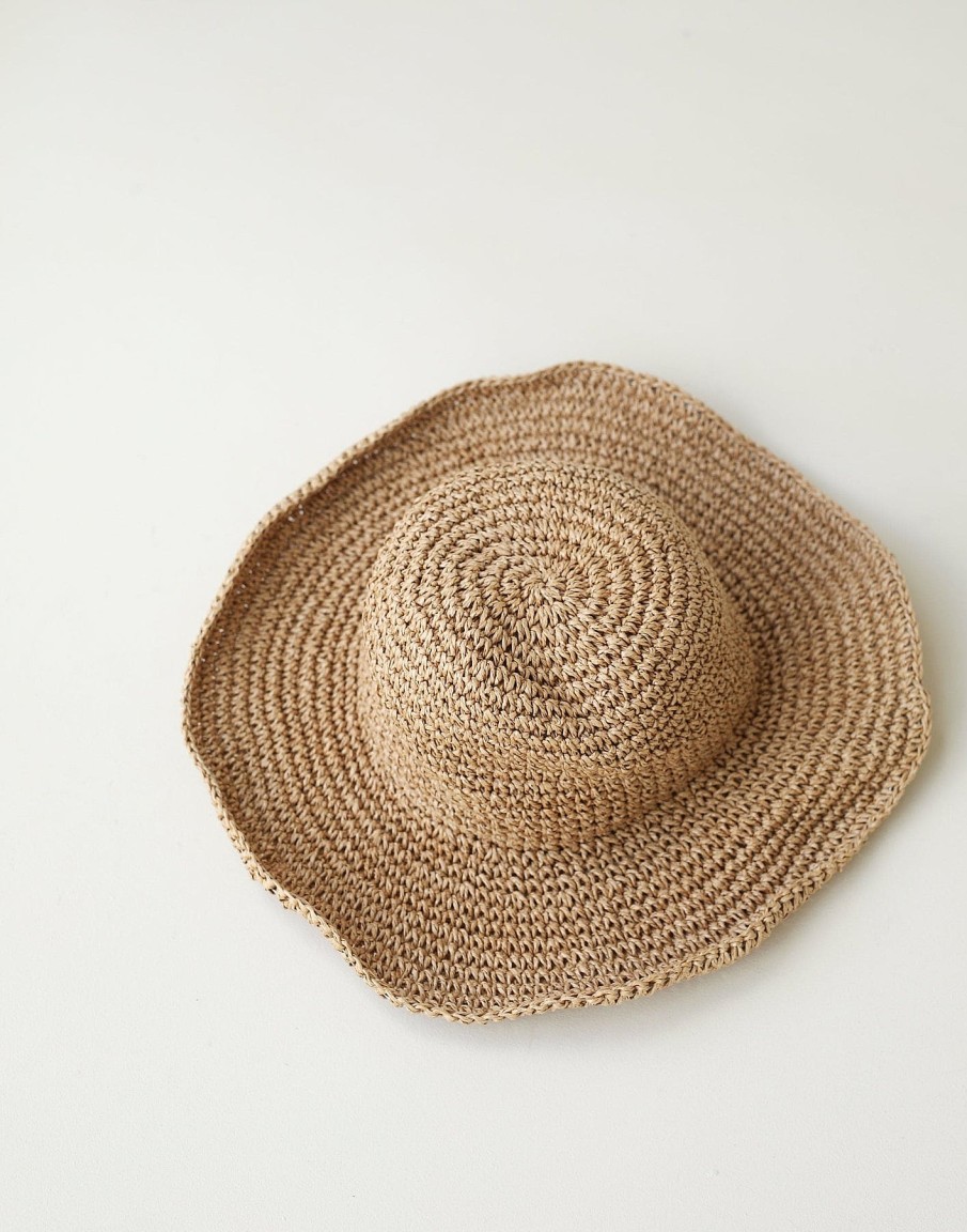 Accessories Charcoal Clothing Hats | Cove Straw Hat (Caramel)