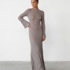 Clothing Q-Trend Maxi Dresses | Harmonia Maxi Dress (Grey)