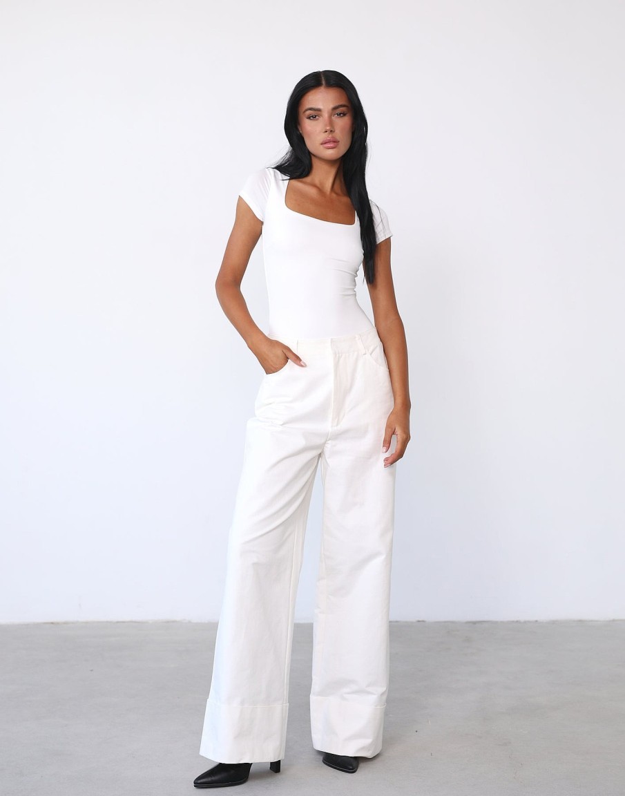 Clothing Luvalot Basics Edit | Jaymee Bodysuit (White)