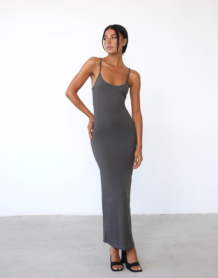 Clothing Luvalot Maxi Dresses | Joan Maxi Dress (Charcoal)