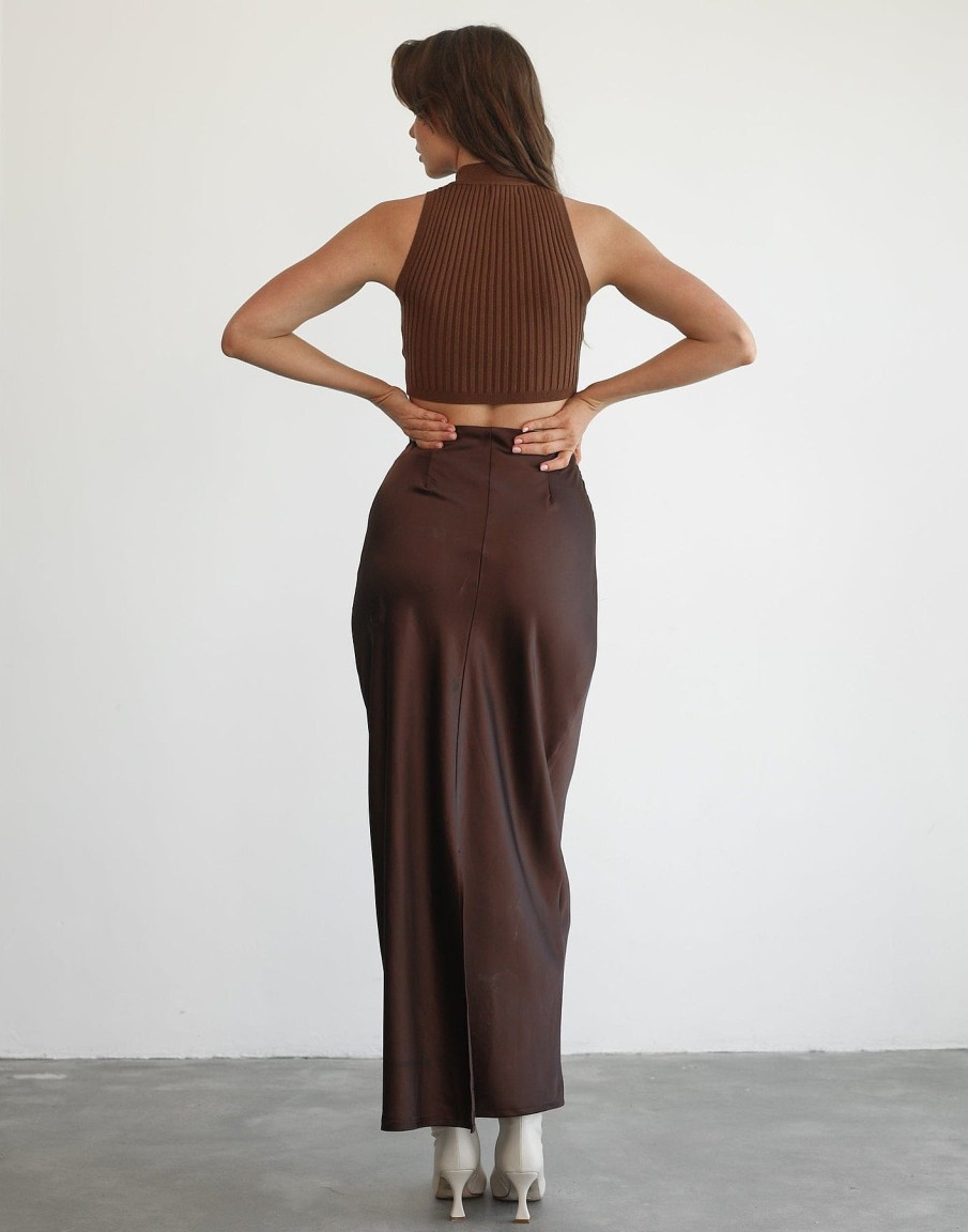 Clothing Alive Girl Basics Edit | Cassie Tank Top (Brown)