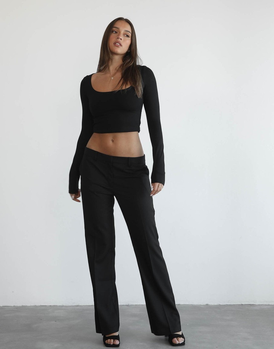 Clothing Lioness Pants | Bessette Pant (Onyx) - By Lioness