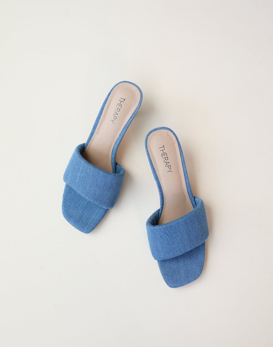 Shoes Therapy | Luxe Heels (Blue Denim) - By Therapy