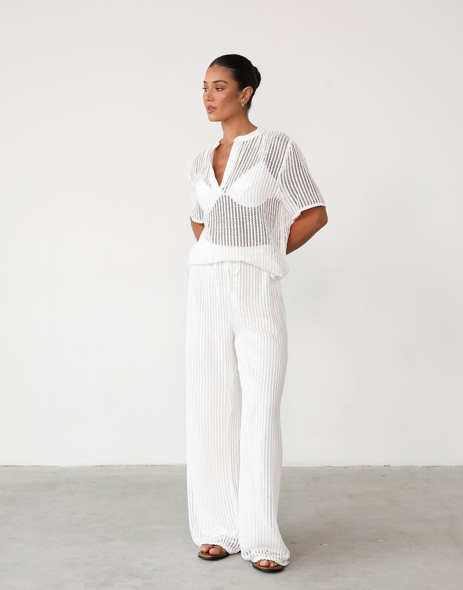 Clothing QTrend Shirts + Blouses | Aliyna Shirt (White)