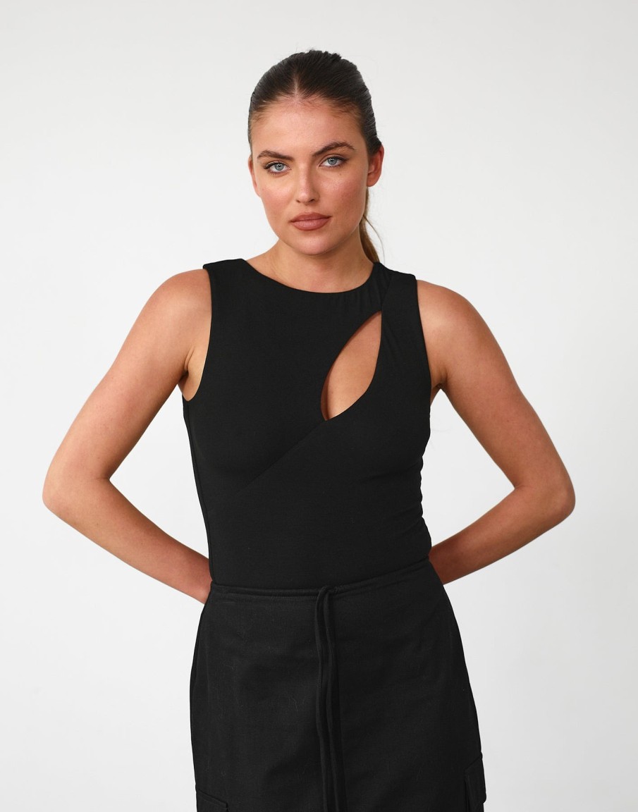 Clothing Alive Girl Bodysuits | Kimmy Bodysuit (Black)