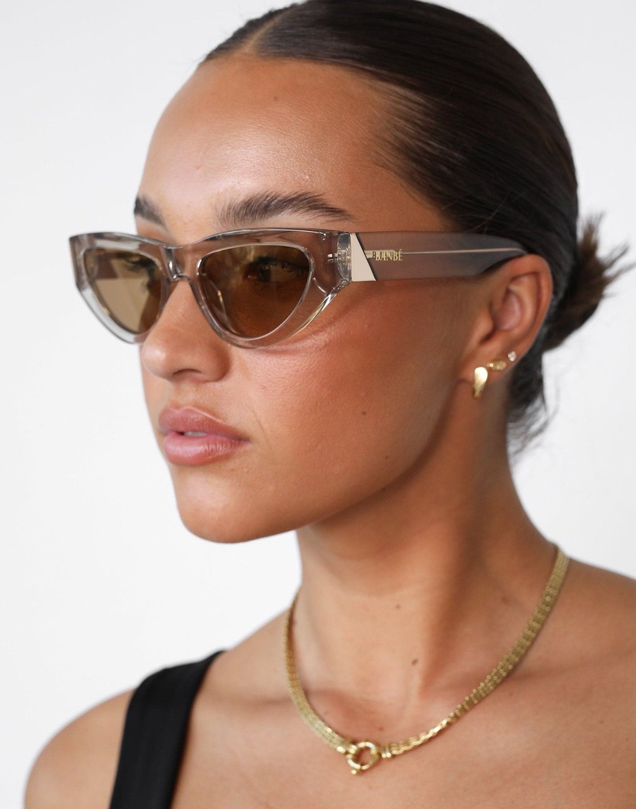 Accessories Banbé | The Goulart Sunglasses (Coffee Sheer Coffee) - By Banbe