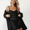 Clothing Lioness Partywear | Mademoiselle Lace Mini Dress (Onyx)