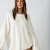 Clothing Charcoal Clothing Knitwear | Cody Oversized Jumper (Cream)