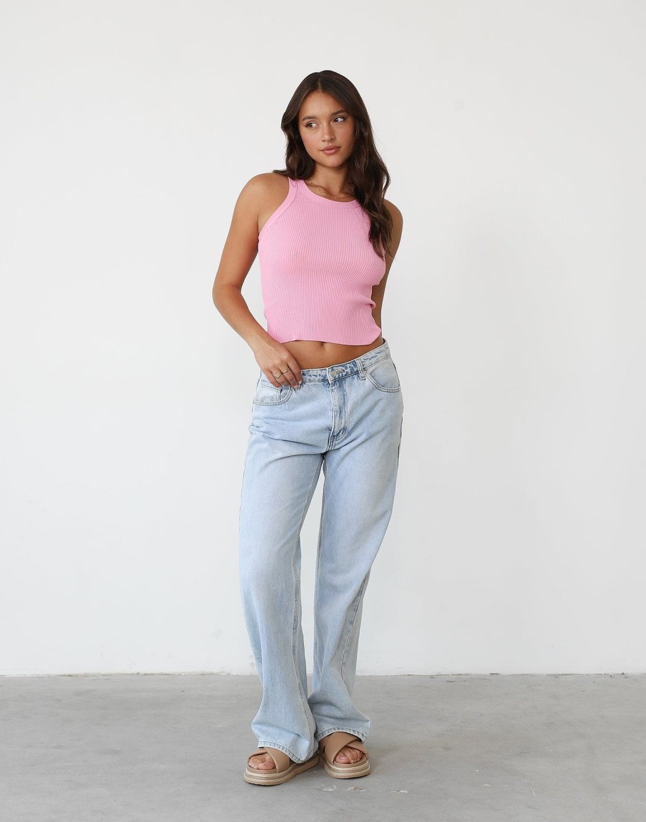 Clothing Thanne Basics Edit | Cassidy Tank Top (Pink)