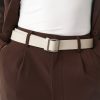 Accessories Charcoal Clothing Belts | Darla Belt (Beige)