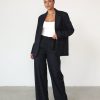 Clothing Qtrend Workwear | Devyn Pants (Navy Pinstripe)