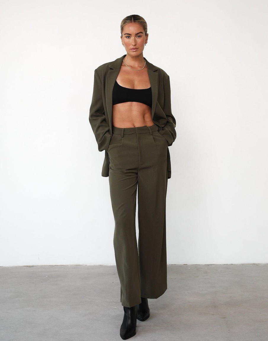 Clothing Charcoal Clothing Workwear | Harper Pants (Burnt Olive)