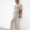 Clothing Pink Diamond Maxi Dresses | Phoemela Maxi Dress (Beige)