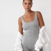 Clothing Charcoal Clothing Basics Edit | Amazia Playsuit (Grey Marle)